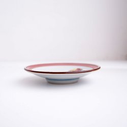 画像2: たなかふみえ：花詰ラッコ縁付小皿