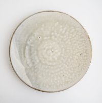 辻口康夫：灰マット釉9寸皿