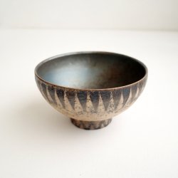 画像5: 山本哲也：鉄釉印判碗