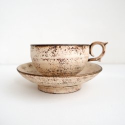 画像1: 山本哲也：金彩釉白泥彩C&S