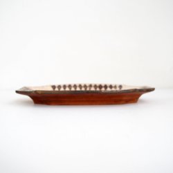 画像2: 山本哲也：金彩釉印判入隅長皿