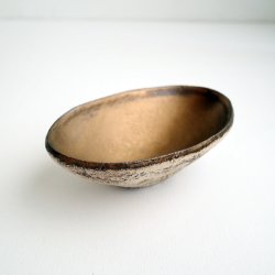 画像5: 山本哲也：金彩釉白泥彩オーバルボウル