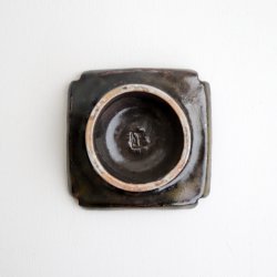 画像3: 吉川仁：窯変黒高麗四方高付 小（e）