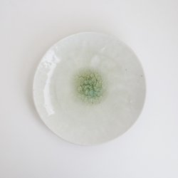 画像1: 吉川仁：粉引五寸皿（b）