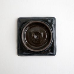画像3: 吉川仁：藍彩市松豆皿