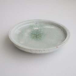 画像4: 吉川仁：粉引五寸皿 フチ有（b）